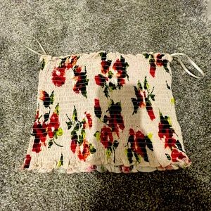 Tube top floral